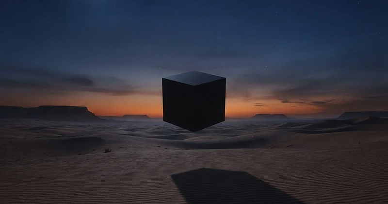 The Black Cube in the Desert