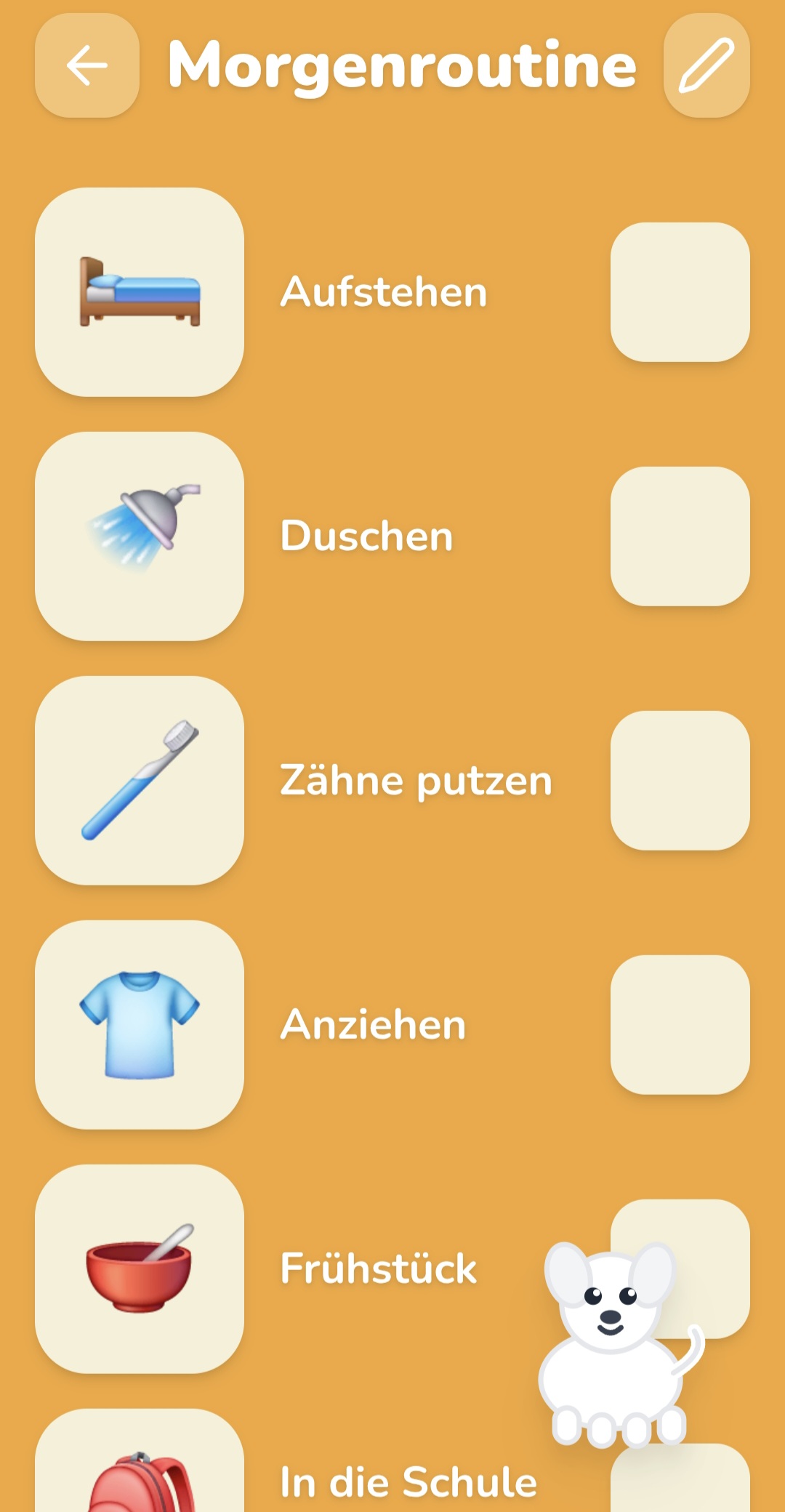 SeeMe Morgenroutine