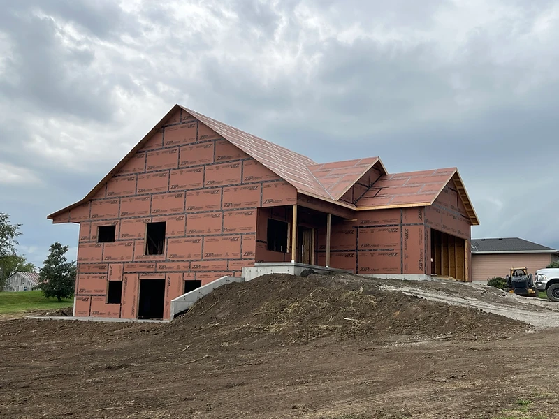 Highlands Construction custom home build site