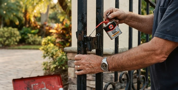 The Five-Point Monthly Gate Maintenance Checklist for Florida Homeowners