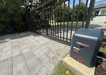 Wheel Gate & Track System — electric gate installation in Central Florida