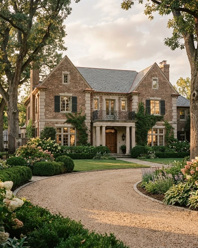 Stately estate property with manicured grounds