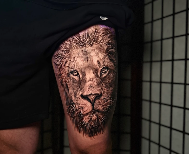 Black and grey realism tattoo by Nate D, Hailsham East Sussex