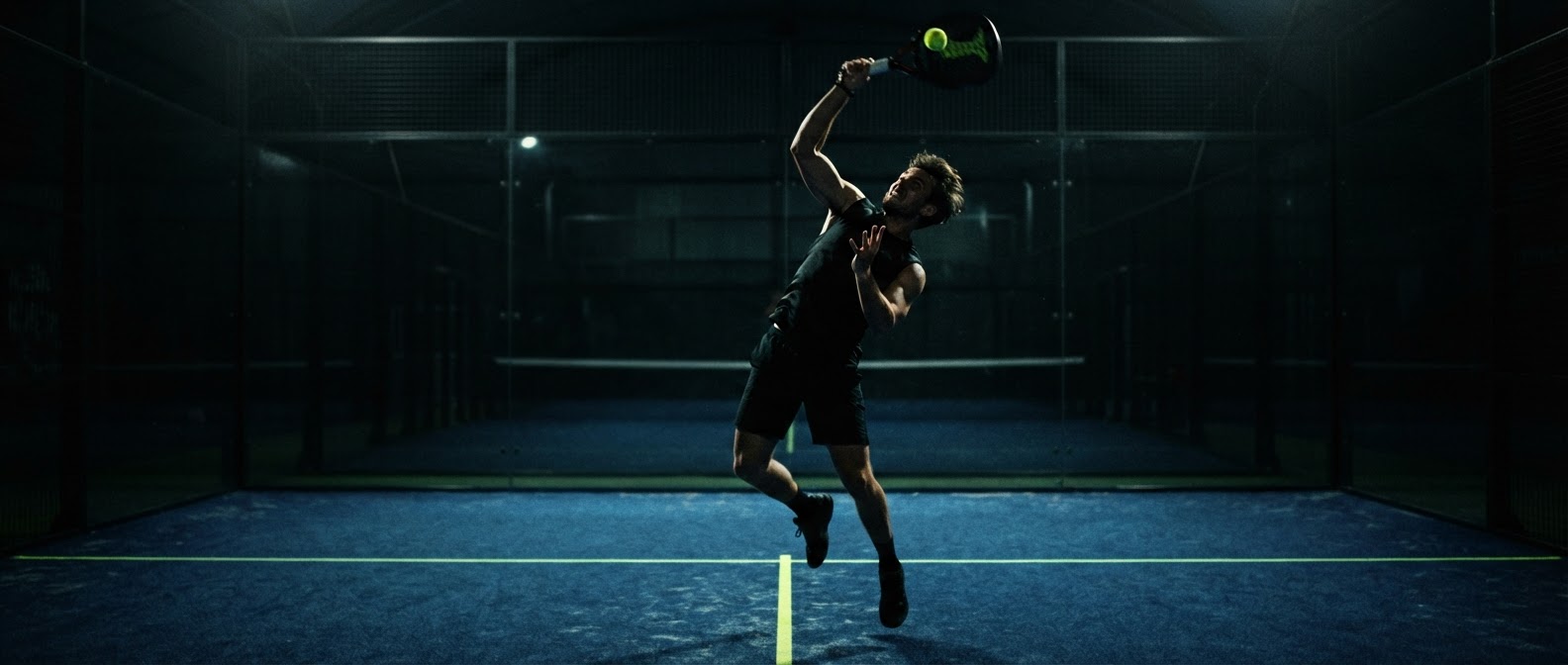 Padel player in action – PY Sport