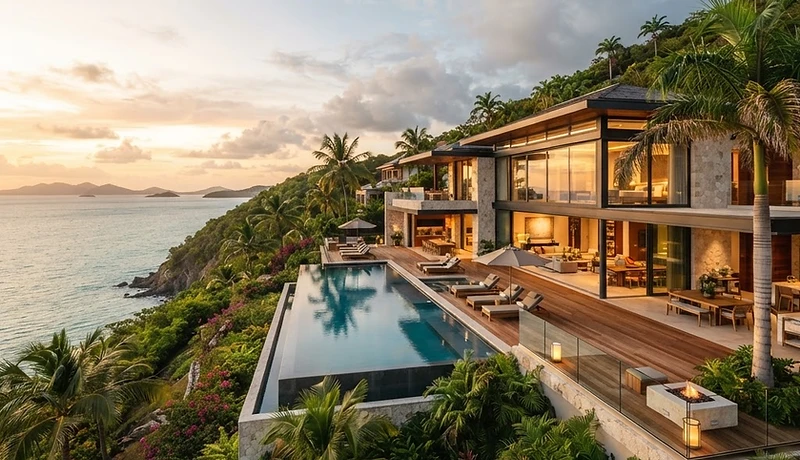 Luxury Caribbean villa