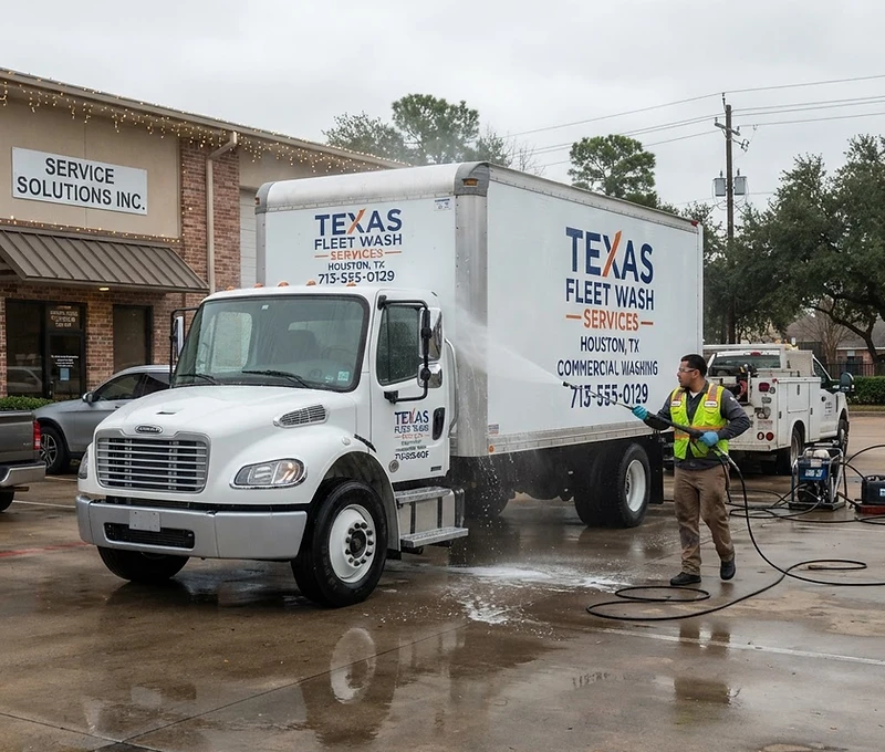Freshly cleaned exterior property