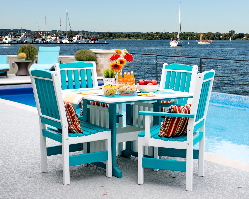 Poly outdoor furniture by Coastal Shed Company