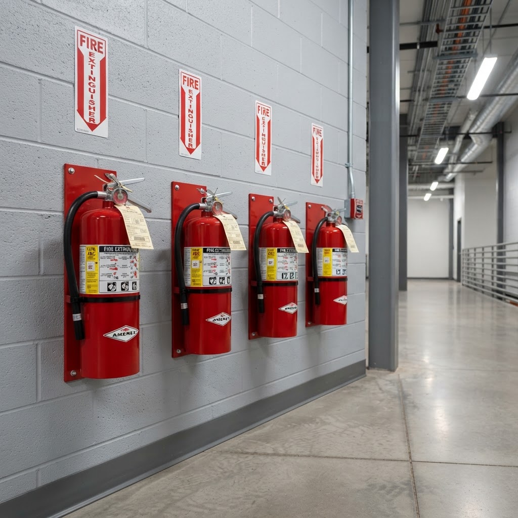 Sample extinguisher inspection
