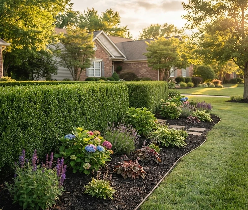 Freshly cleaned exterior property