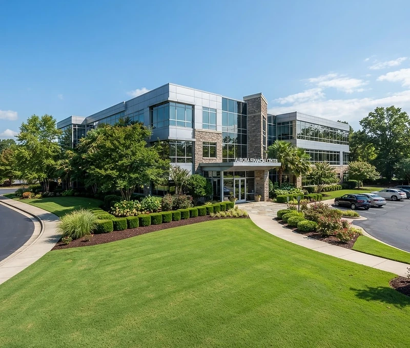 Freshly cleaned exterior property