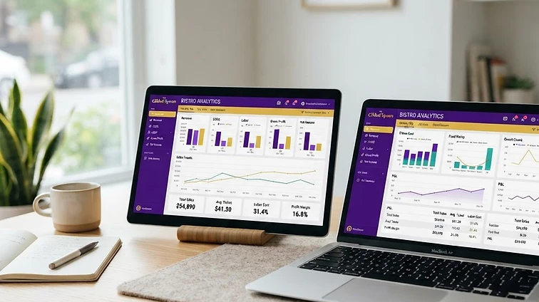Clean digital weekly reports glowing on a screen