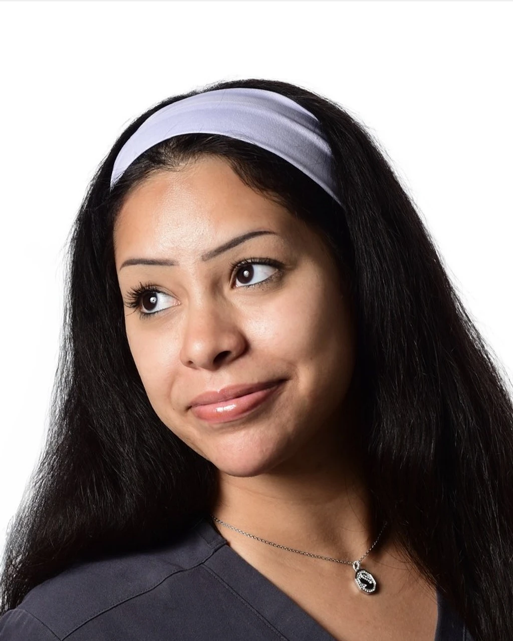 The registered massage therapist, focused and calm