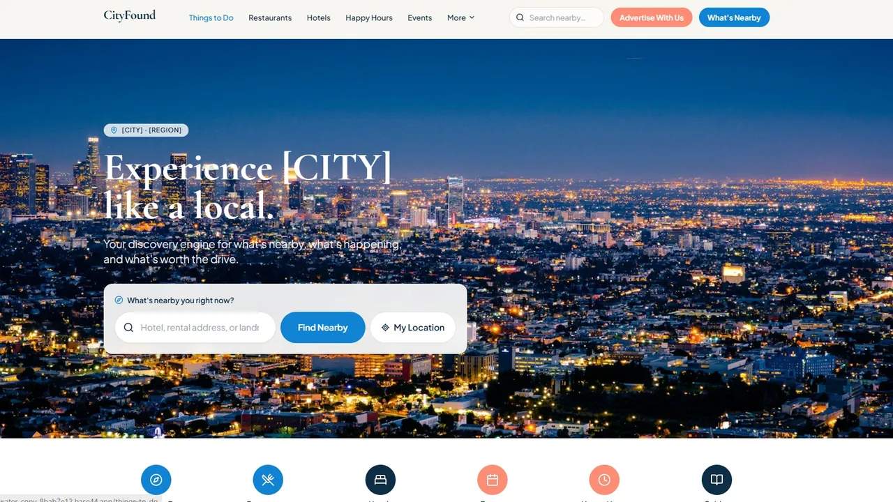 MASTER CITYFOUND TEMPLATE REAL template preview