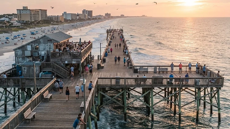 Cherry Grove Pier — attractions