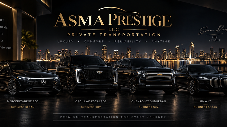 Asma Prestige luxury fleet lineup