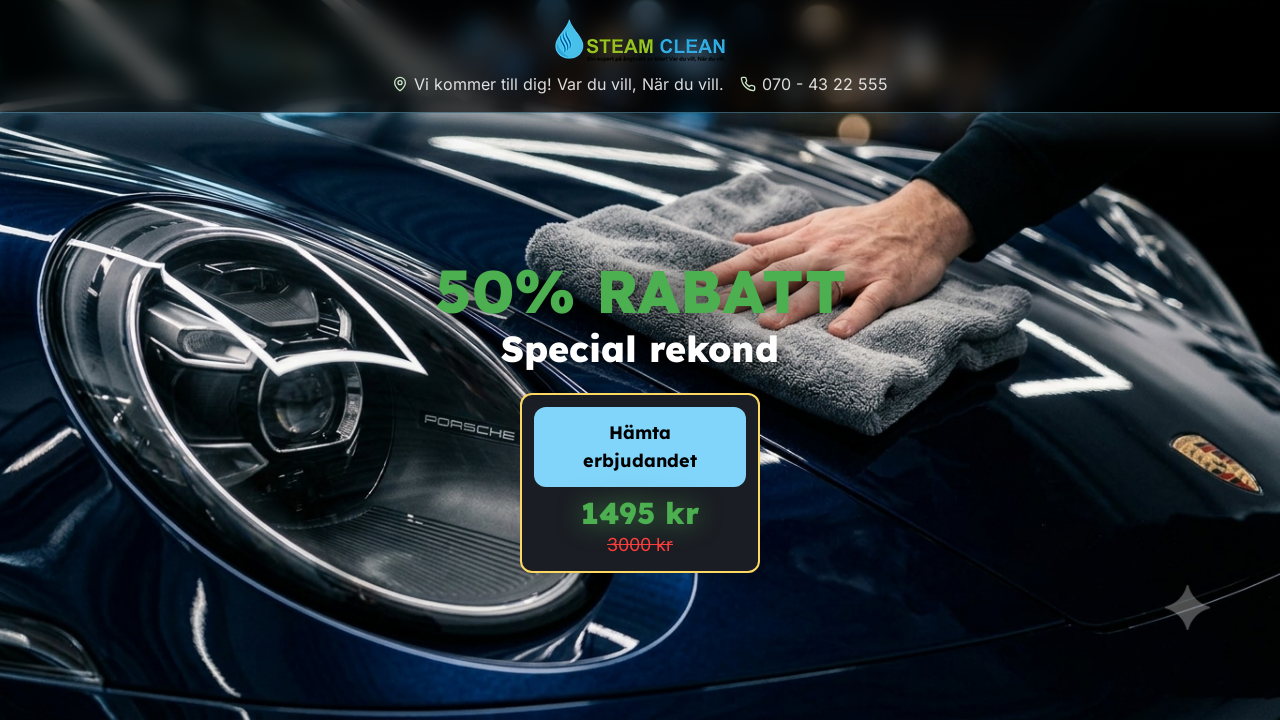 Bil rekond template preview