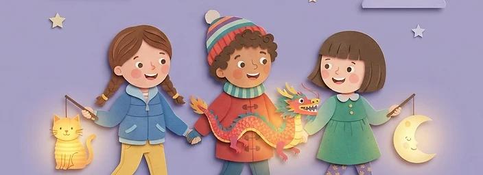 The Midnight Lantern Parade — illustrated character