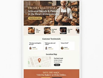 Landing Page preview
