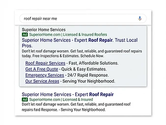 Search Ad Campaign preview