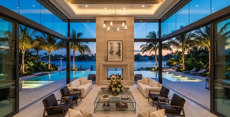 Window film installation on a Florida home