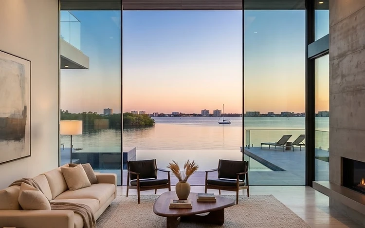 Clear, cool, comfortable view through treated glass