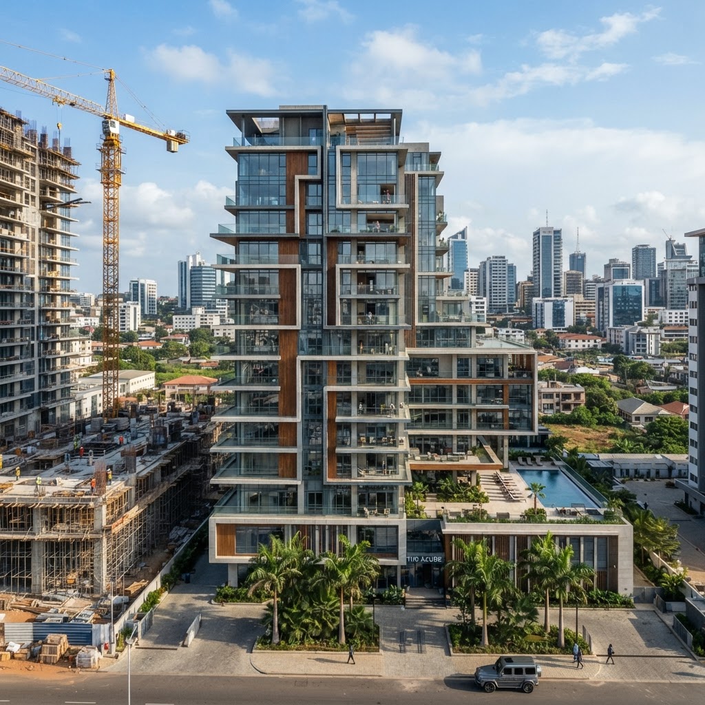 accra construction skyline