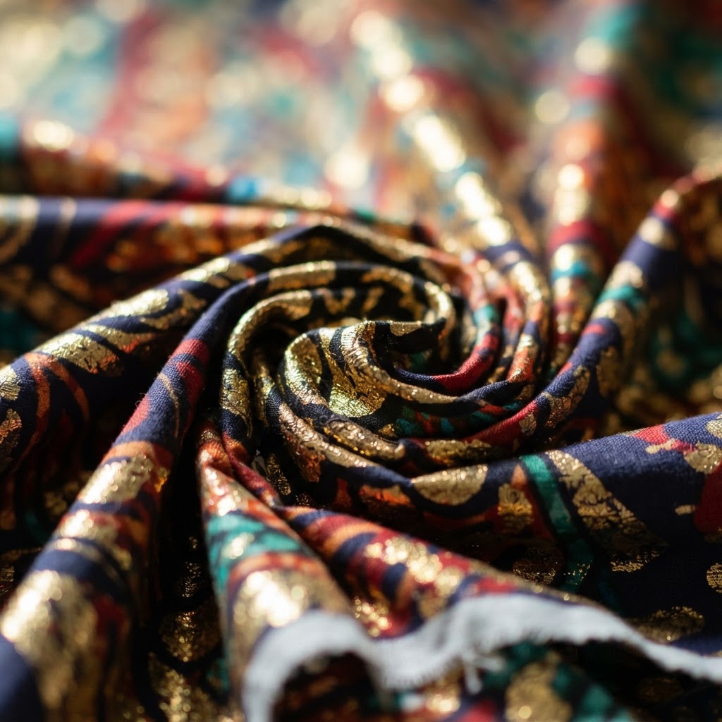 Ankara fabric close-up