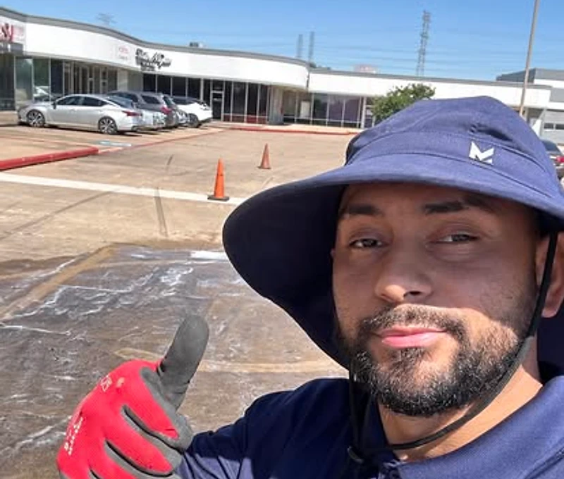 Freshly cleaned exterior property