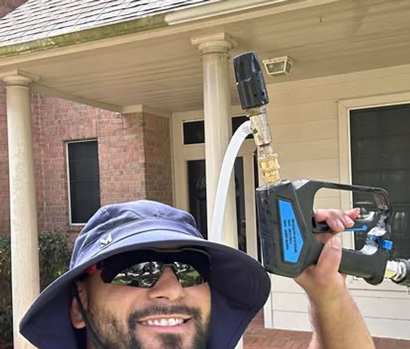 Freshly cleaned exterior property