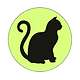 Botanical illustration representing CBD wellness products for cats