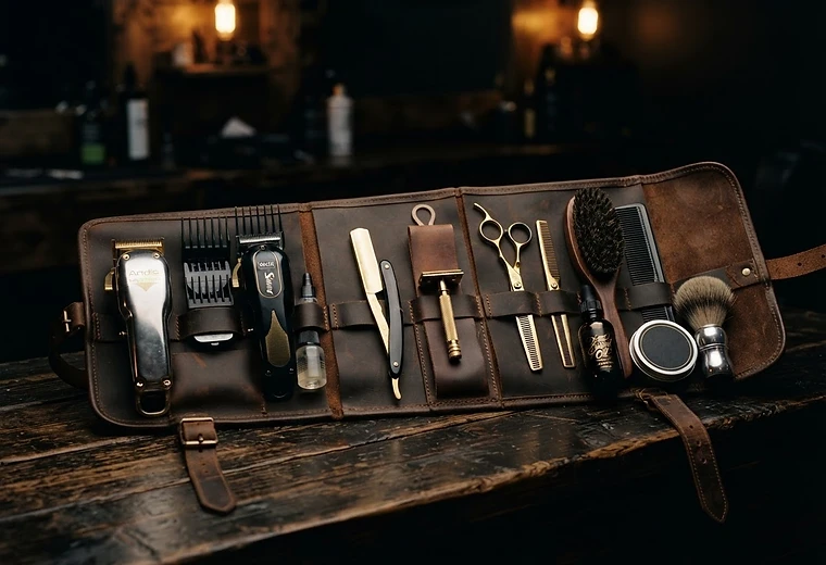 Mobile grooming kit ready for home service