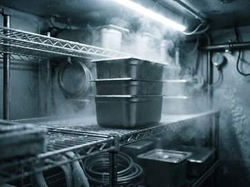 Restaurants cold room environment