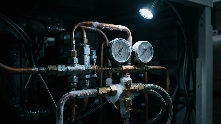 Industrial refrigeration compressor maintenance