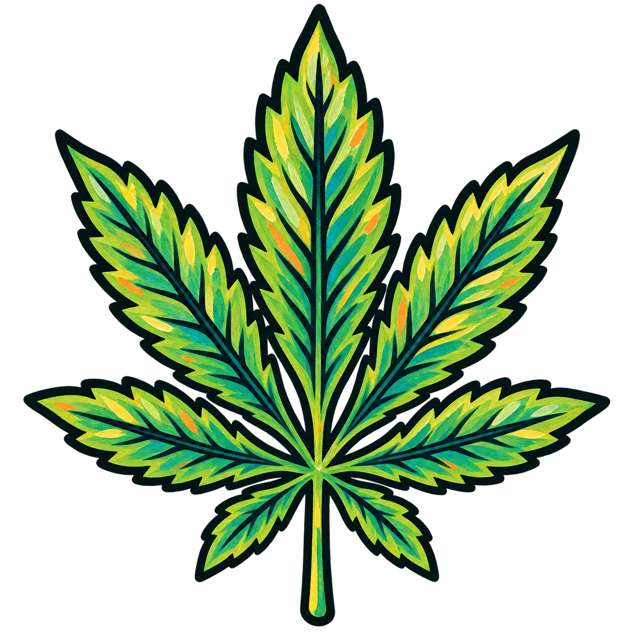 Cannabis Leaf 01 — New