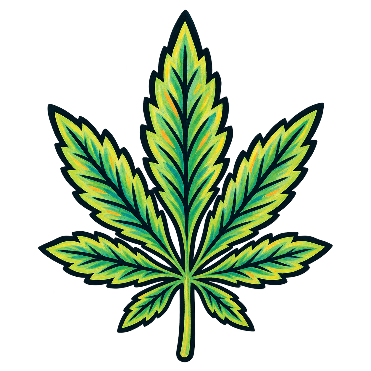 Cannabis Leaf 02 — New