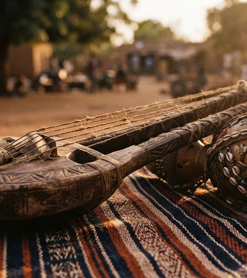Instruments traditionnels du pays Bissa