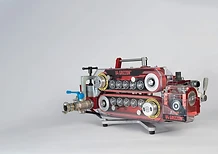 V4 Grizzon™ — High-Force Pneumatic Fiber Blowing Machine (2000 N, Dual Gear)
