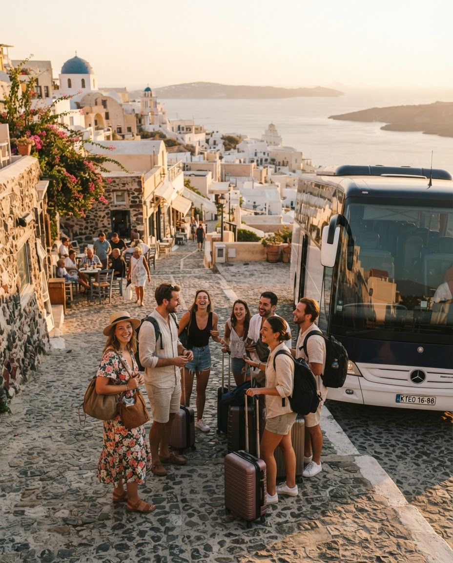 Μεταφορές ομάδων με Lekkas Travel