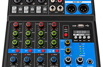 Table de mixage audio professionnelle