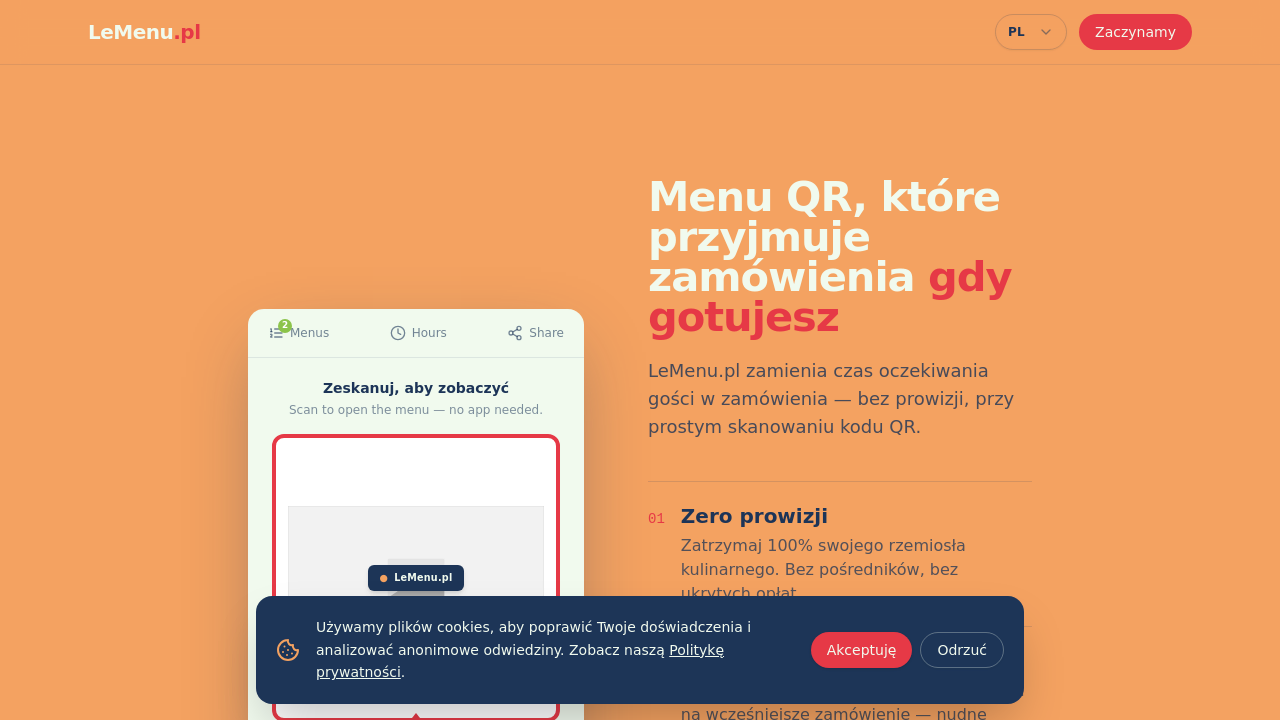 LeMenu-NoClienttype template preview