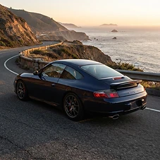 Golden hour run over the pass — GT3 wheels and the new exhaust note is unreal.