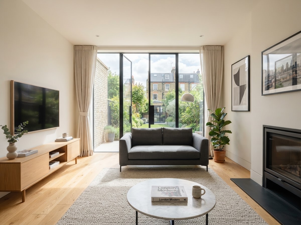 Beautifully cleaned living room