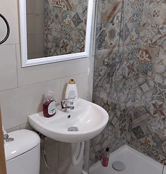 The bathroom