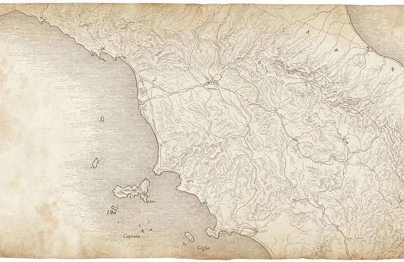 Mappa della Toscana