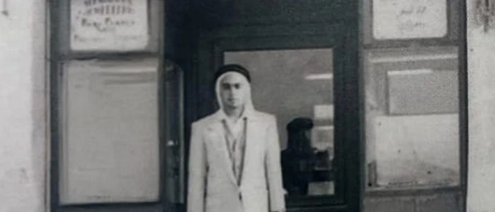 Archival photograph of an early Alfardan Jewellery storefront