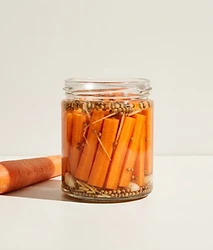 Carrot culinary specimen for Ginger & coriander carrots