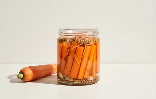 Ginger & coriander carrots