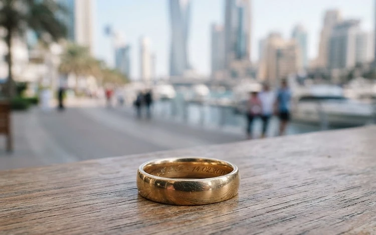 Found: Wedding Ring - Dubai Marina Promenade