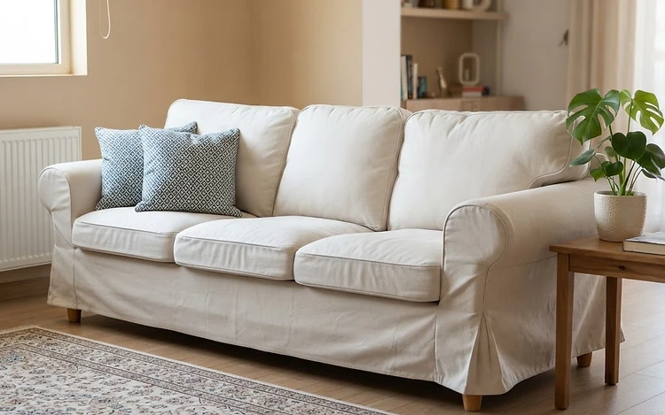 IKEA Ektorp 3-Seater + Cushions - Steam Cleaned