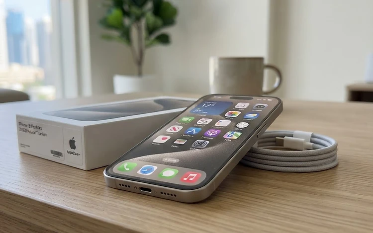 iPhone 15 Pro Max 256GB - Natural Titanium - With AppleCare